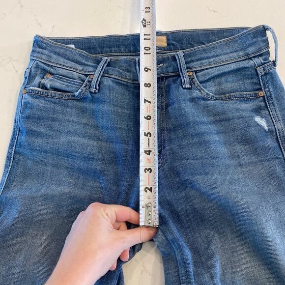 MOTHER Denim The Rascal Ankle Cropped Jean in Wild Size 27 - Picture 11 of 12